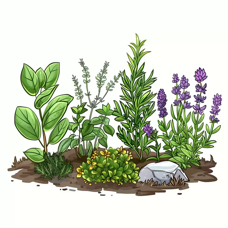 Herb Garden Fresh Grass Greenery