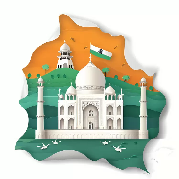 monument architecture india taj mahal landscape