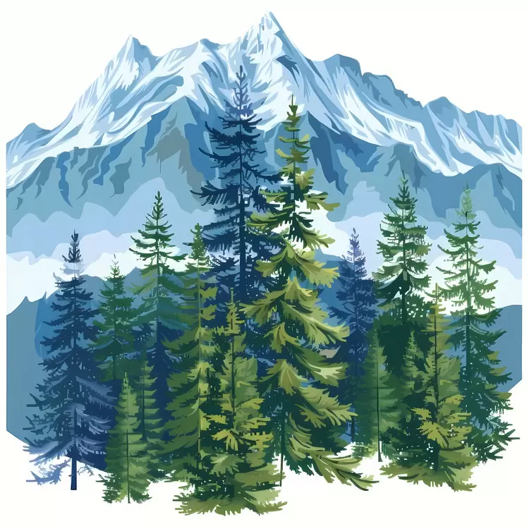 mountains pine trees outdoors International Mountain Day nature