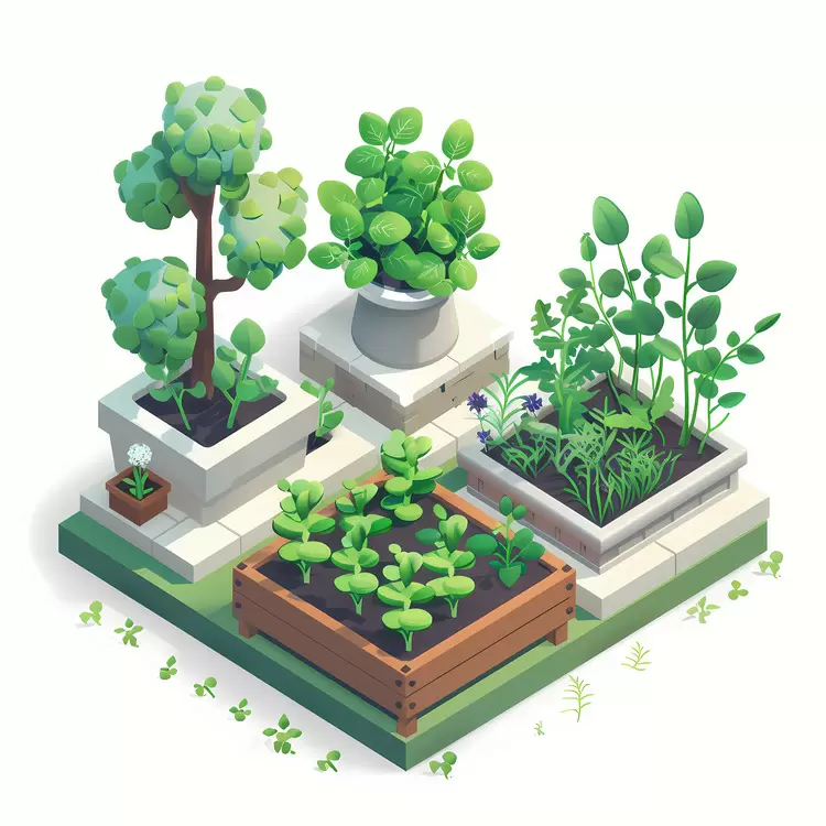 garden flowers plants nature greenery