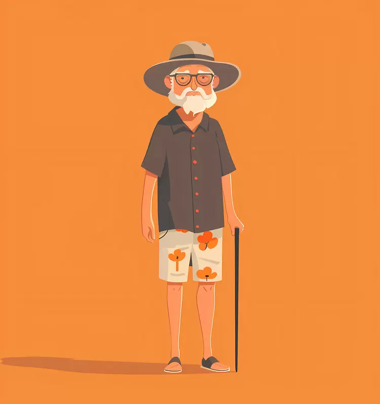 senior retiree old man geriatric grandpa