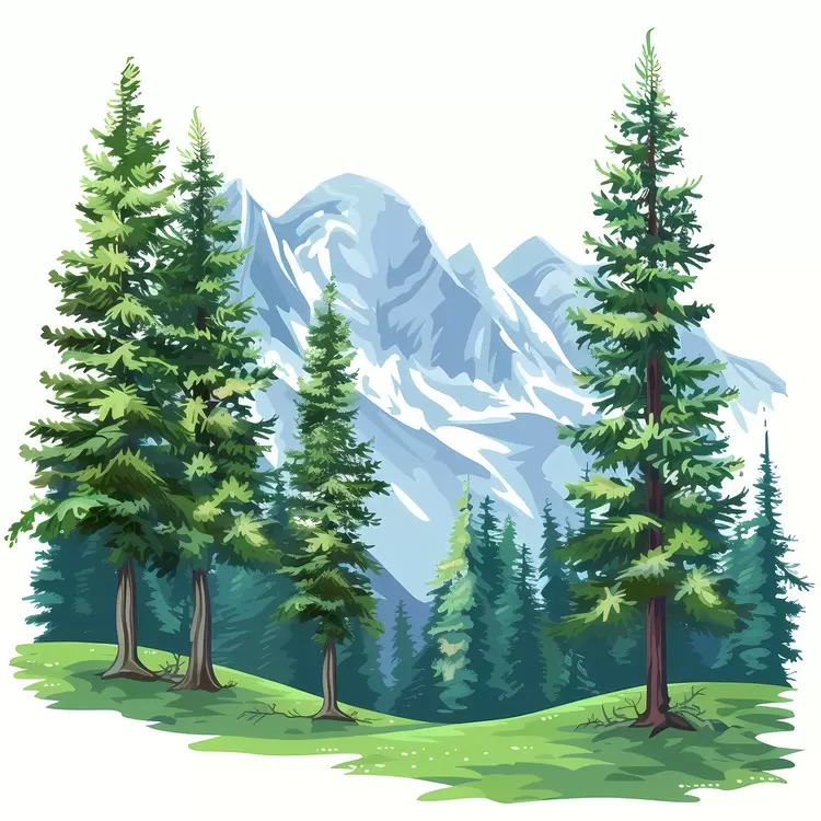 International Mountain Day landscape mountains forest scene