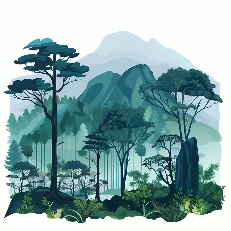 International Mountain Day jungle mountains lush vegetation landscape