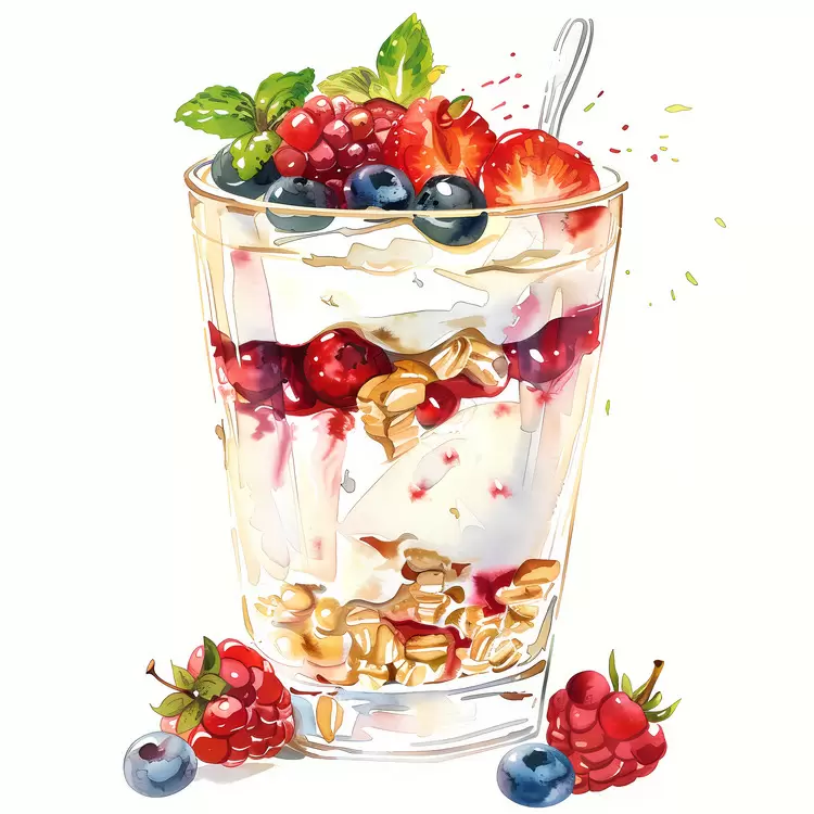 Environment Objects yogurt parfait Fruit