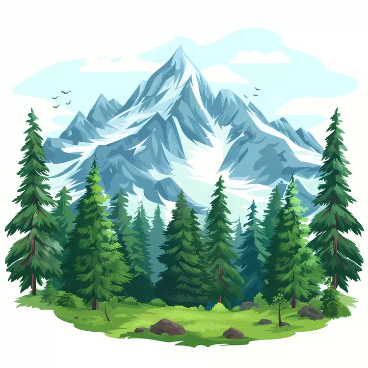 snow capped International Mountain Day forest nature lush