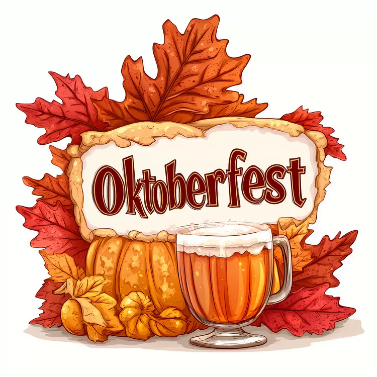 Oktoberfest German food fall colors apple cider nutmeg