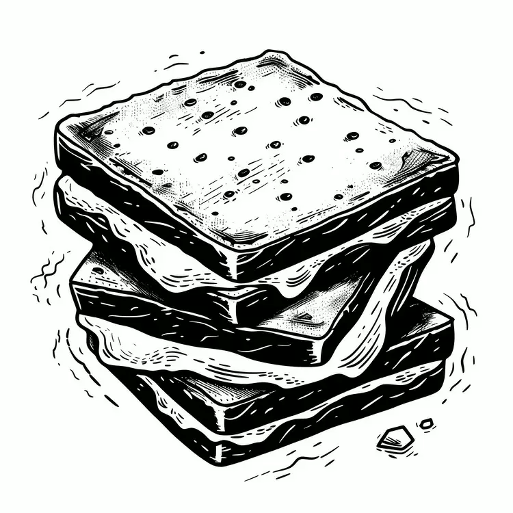 old fashioned black and white vector woodblock printing ink drawing