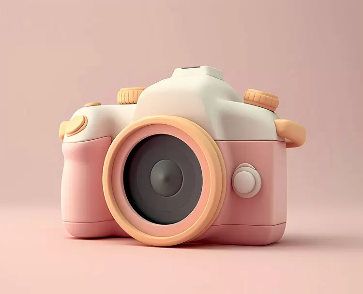 Pink camera Camera accessories Camera case Handheld camera Point and shoot camera