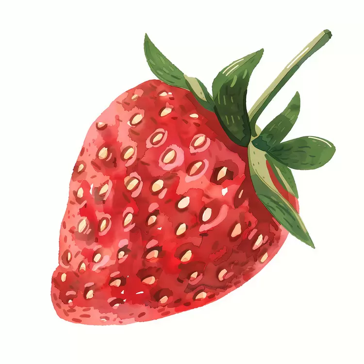 juicy edible Strawberry delicious round