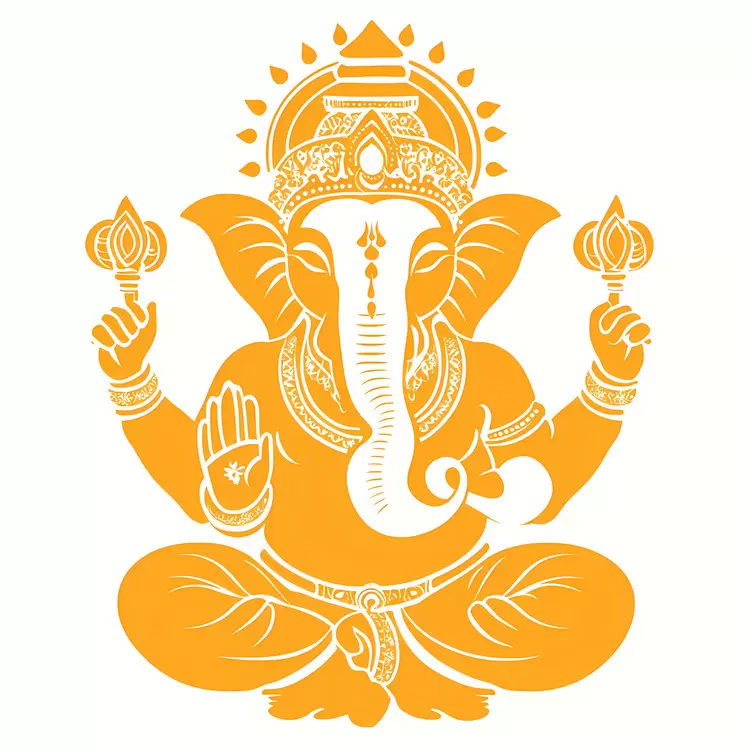 Symbol of prosperity Iconic figure Lord of wealth and happiness Hindu symbol of fertility and success Indian goddess