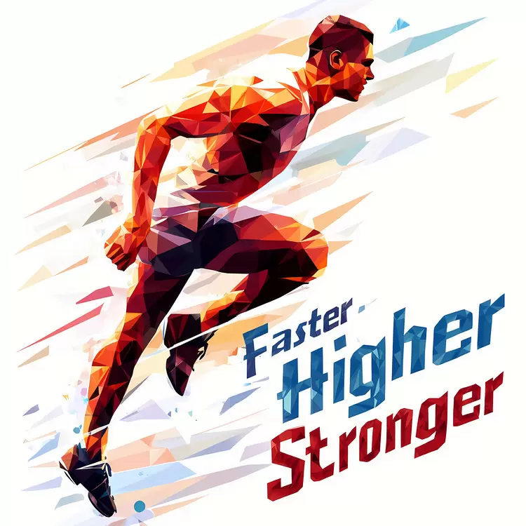 energetic running movement athletic strength