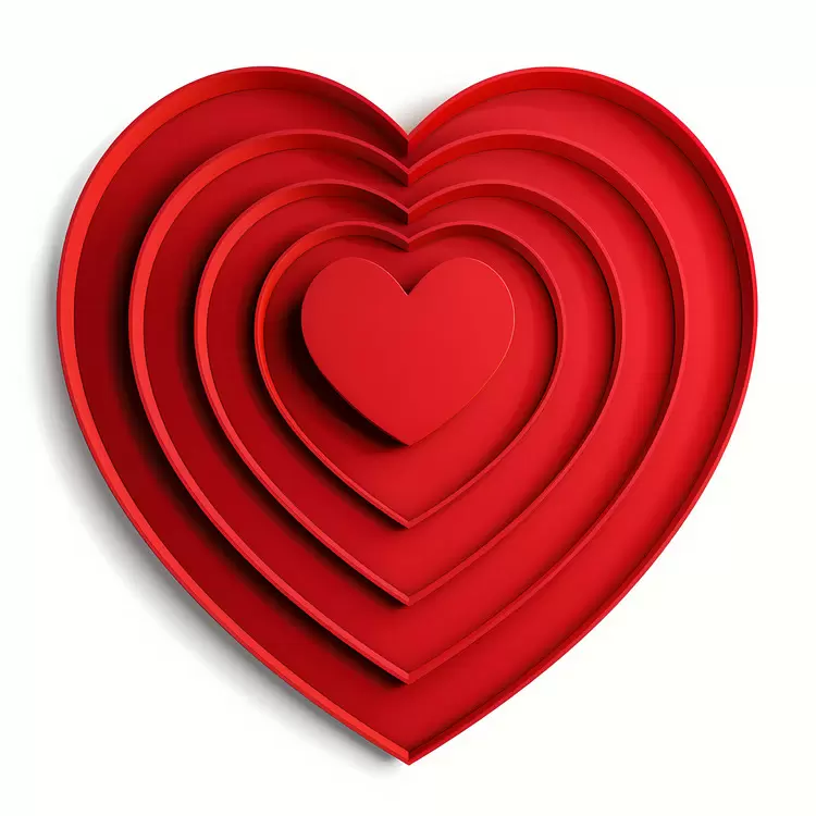 Love Symbols Heart Paper Lovers
