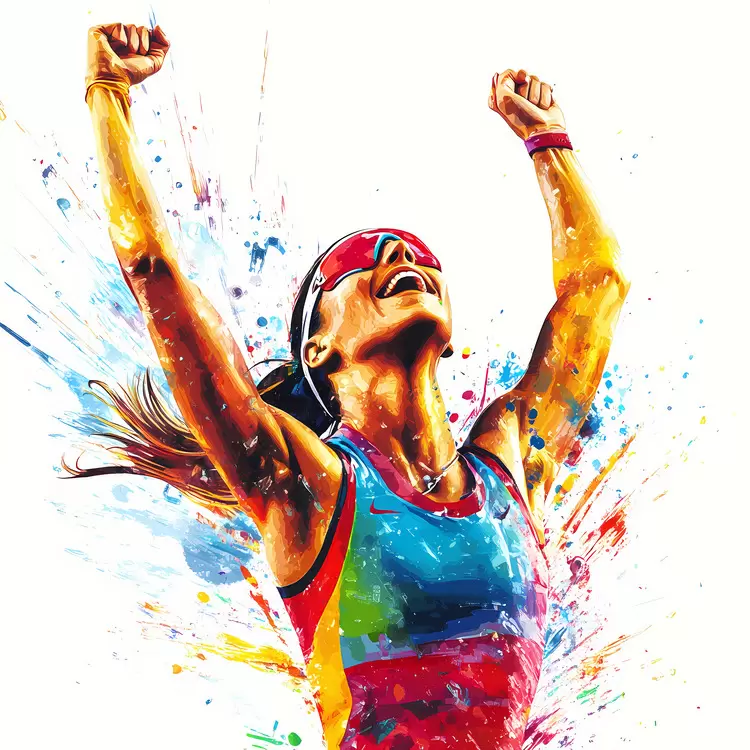 energetic vibrant lively radiant olympic