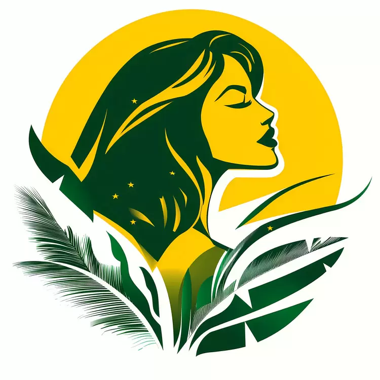 female portrait beauty of nature artistic leafy surroundings verdant