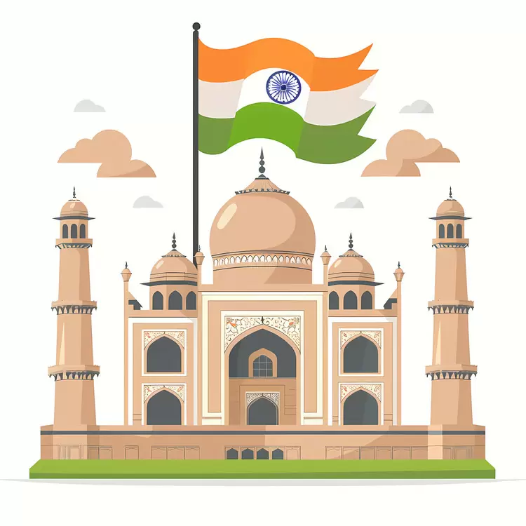 Qutub Minar Img Red Fort White House Indian Independence Day