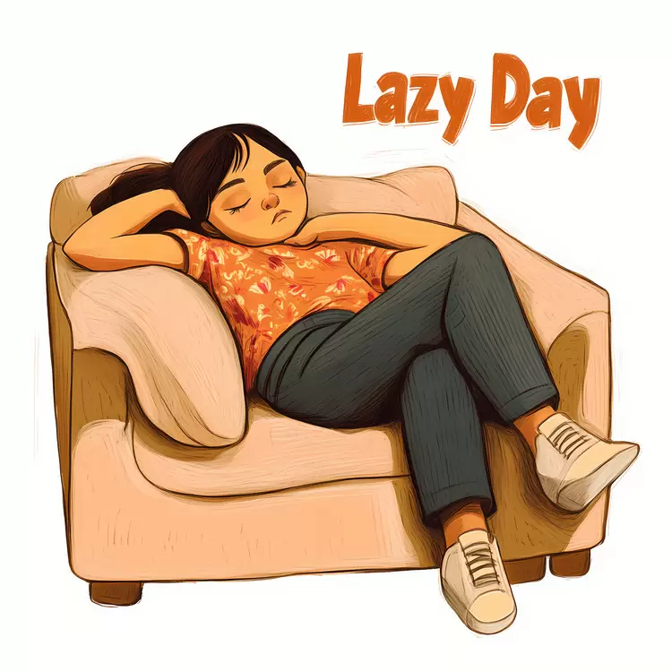 relaxing leisurely woman reclining comfortable