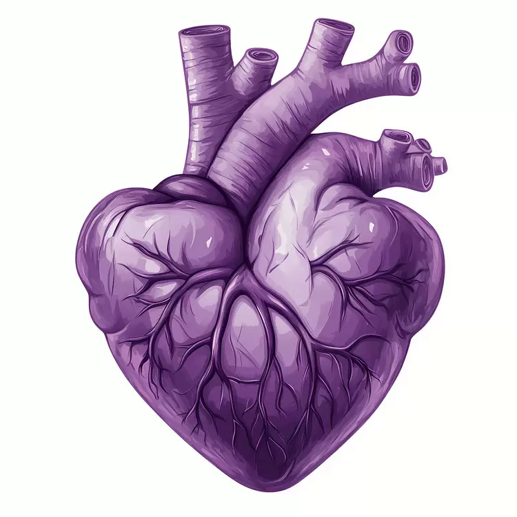 Purple Heart Myocardium Human Heart Aortic Arch Cardiovascular System