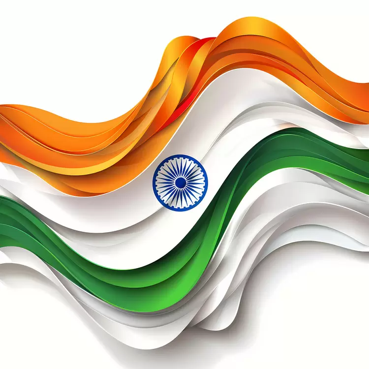 Indian Flag Republic Flag Indian Identity Indian Culture National Flair