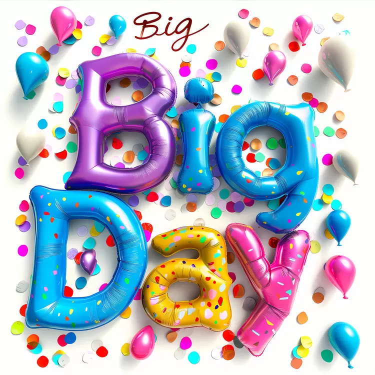 Festive Big day Graduation Party Colorful