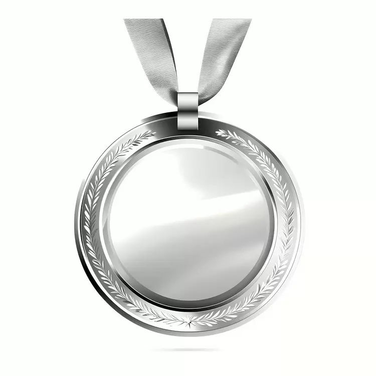 Ribboned Award Winner Pendant Medal