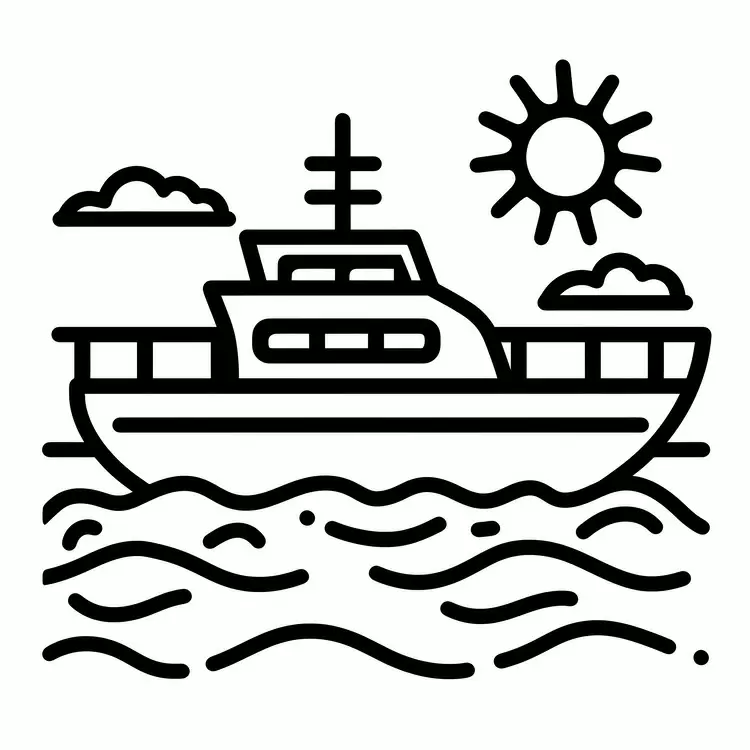 Ferry Coastline Transportation Ocean Travel