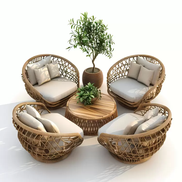 wooden tables and chairs lounge chairs outdoor living room patio furniture set garden decor