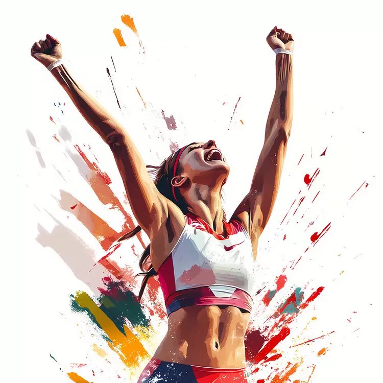 movement winner athlete celebration muscle