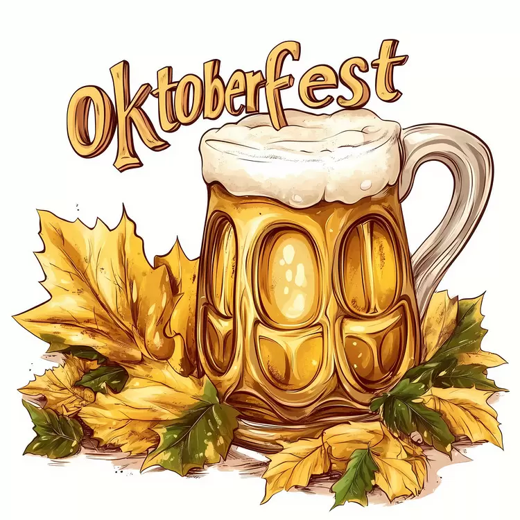 Oktoberfest beer Celebration Leaves Fall foliage