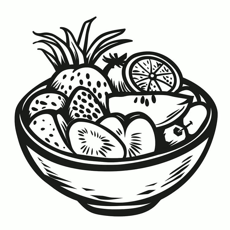 black and white vegetables still life vintage style fruits