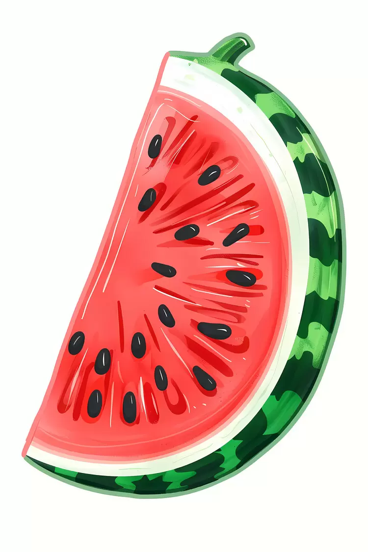natural nutritious slice watermelon fresh