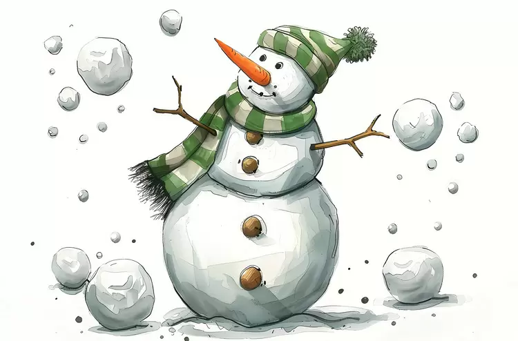 humorous coat snow holiday spirit colorful