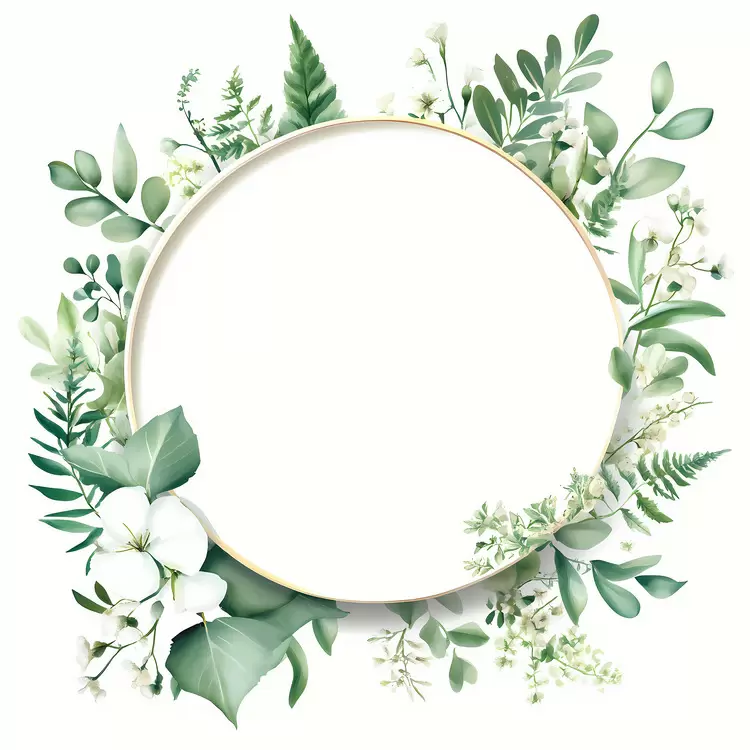 Botanical background Natural elements for weddings Leaves Greenery Fresh flowers
