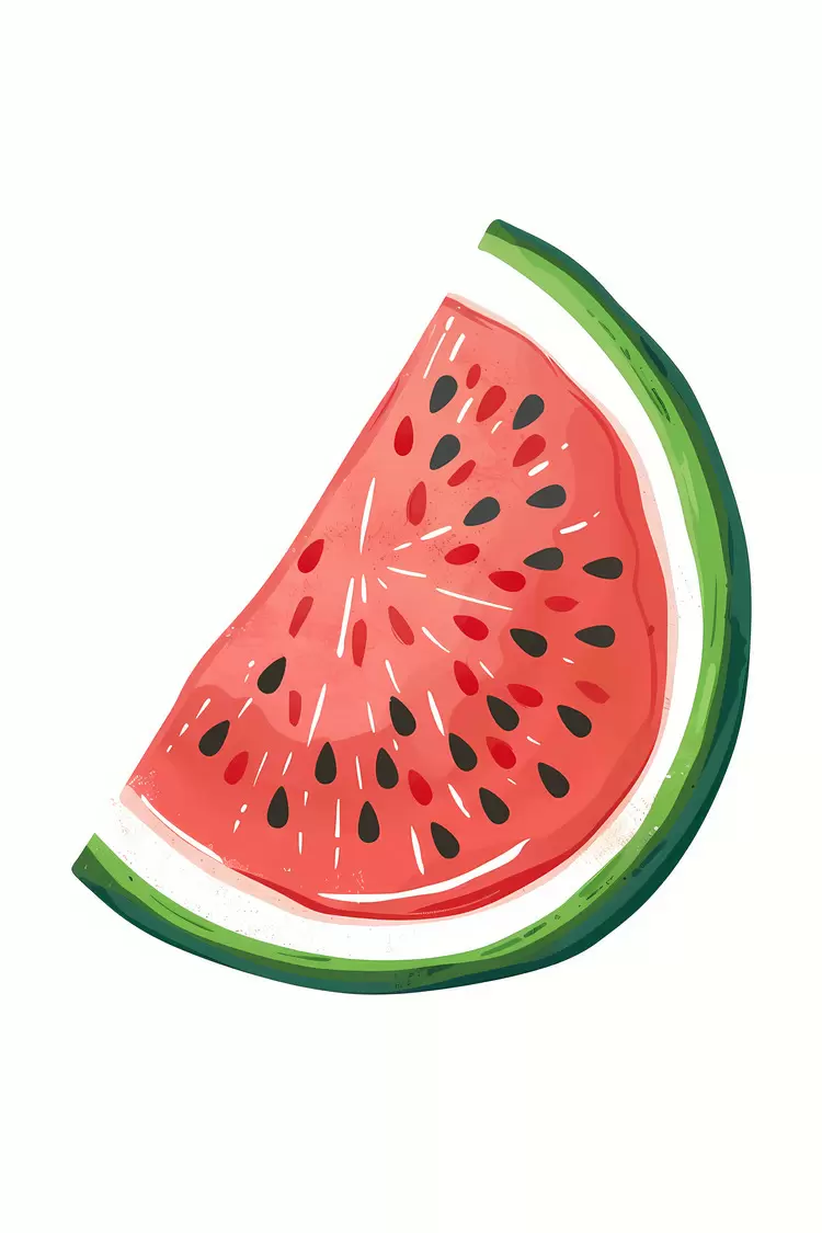 red and green summertime fresh healthy fruity