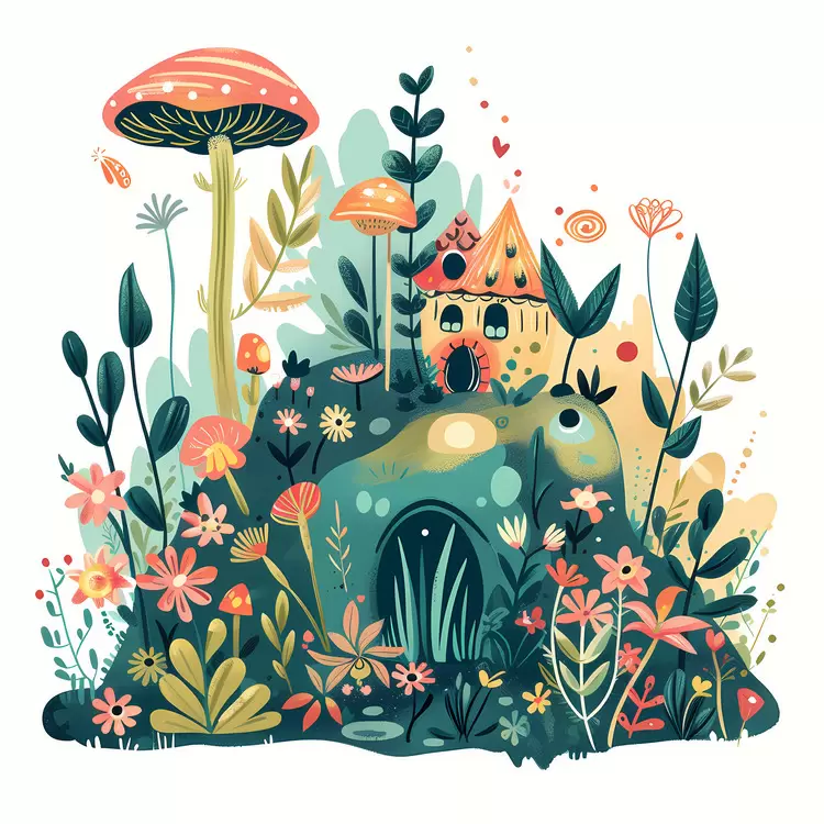 enchanting imaginative Fairy Garden fairy tale cute