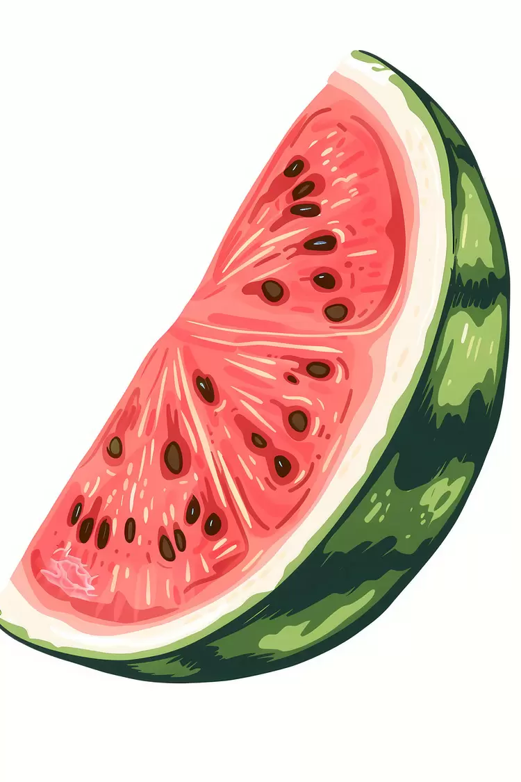 refreshing slice of watermelon delicious summer fruit juicy