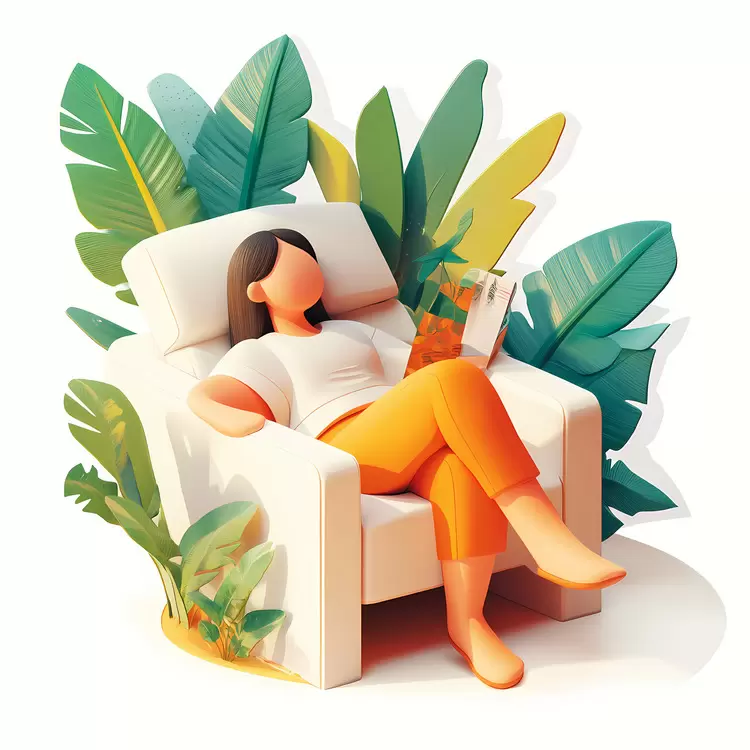 Comfortable environment Sustainable lifestyle Reading Jungle Foliage