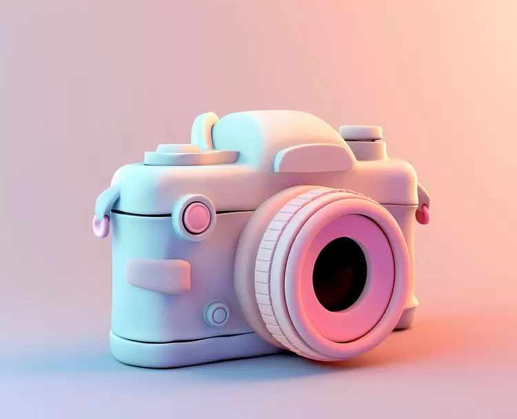 Pink Playful RGB color palette camera Colorful