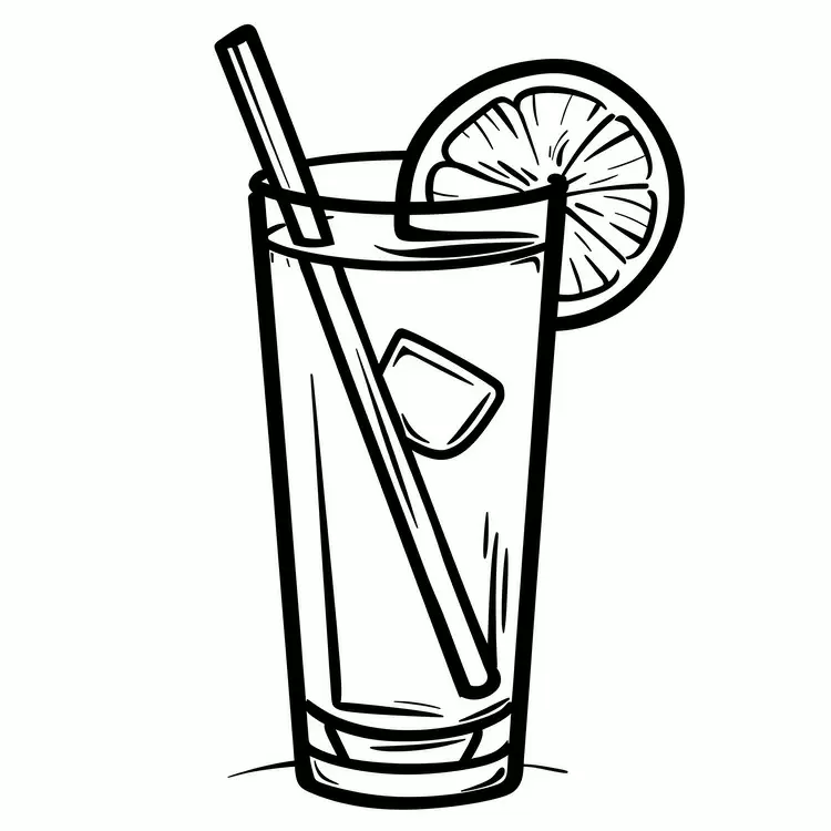 summer theme drink sour thirst quenching water