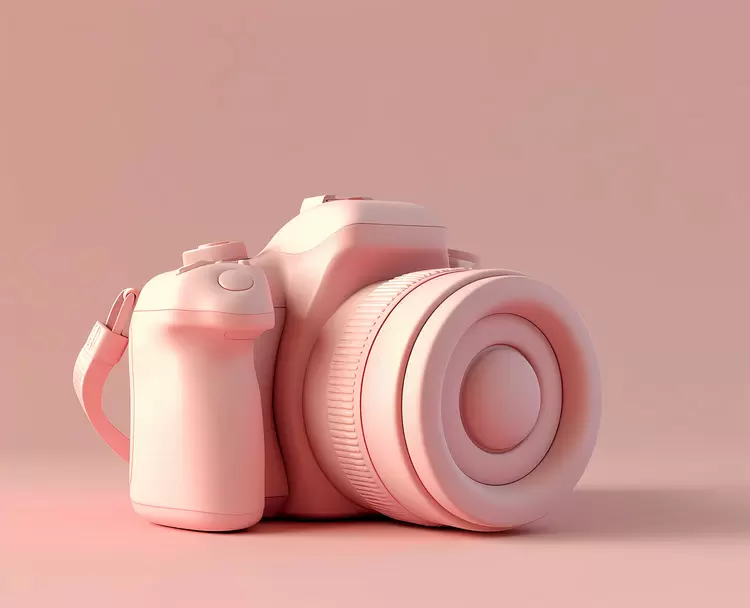 Zoom Pink Camera Lens Depth of field