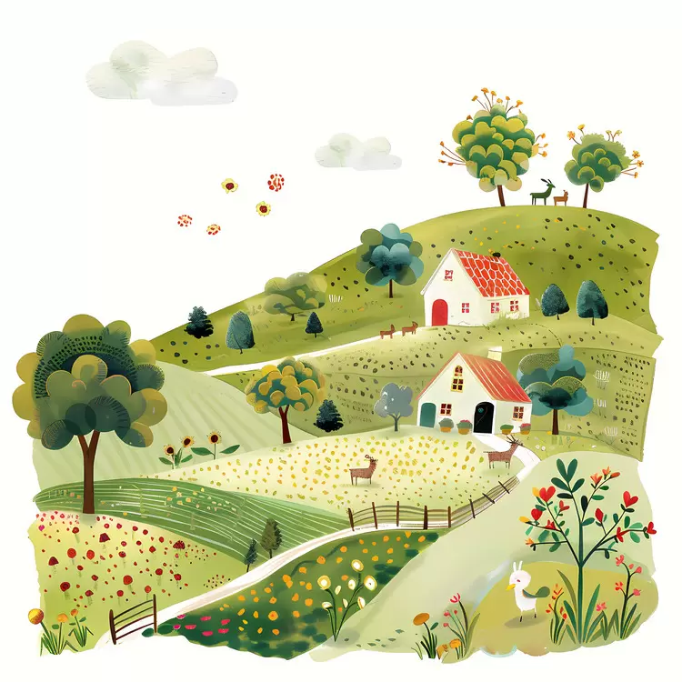 Countryside farm