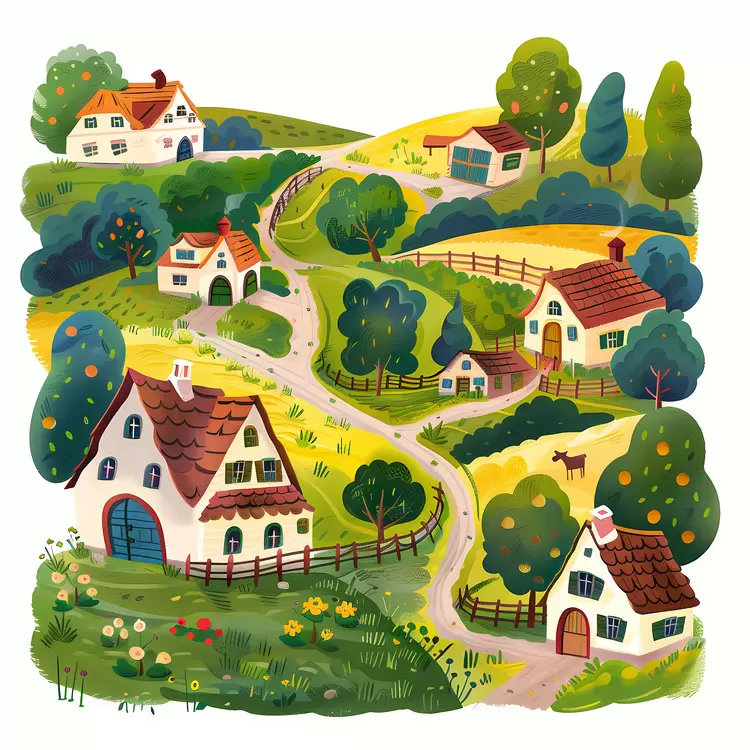 Countryside farm