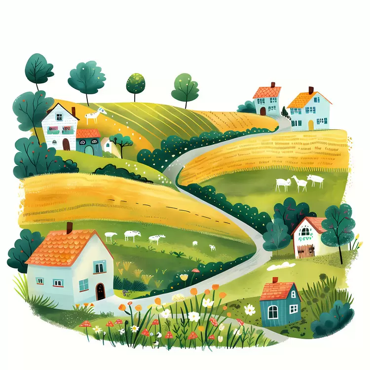 Countryside farm
