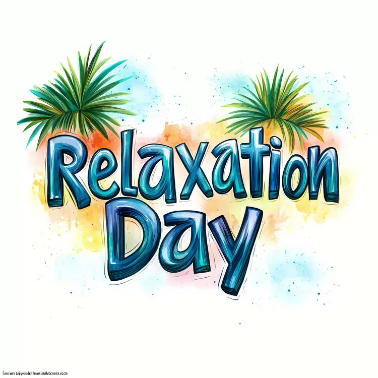Relaxation Day Rest Sun Watercolor