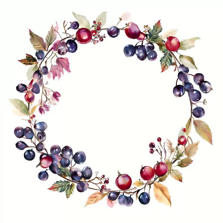berries leaves August vibrant berry