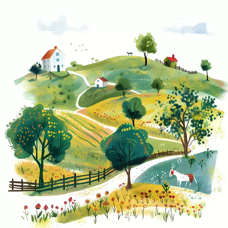 Countryside farm