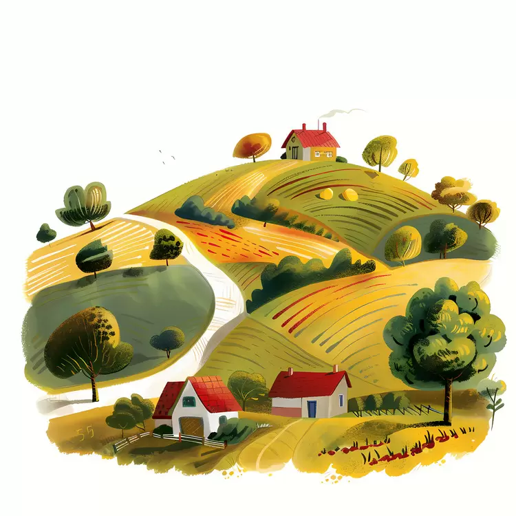 Countryside farm