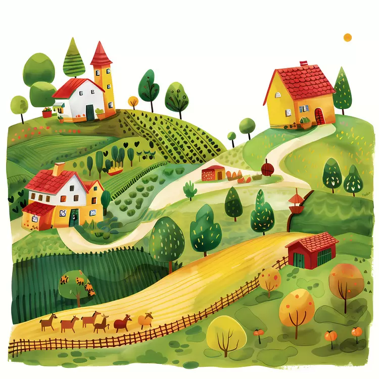 Countryside farm