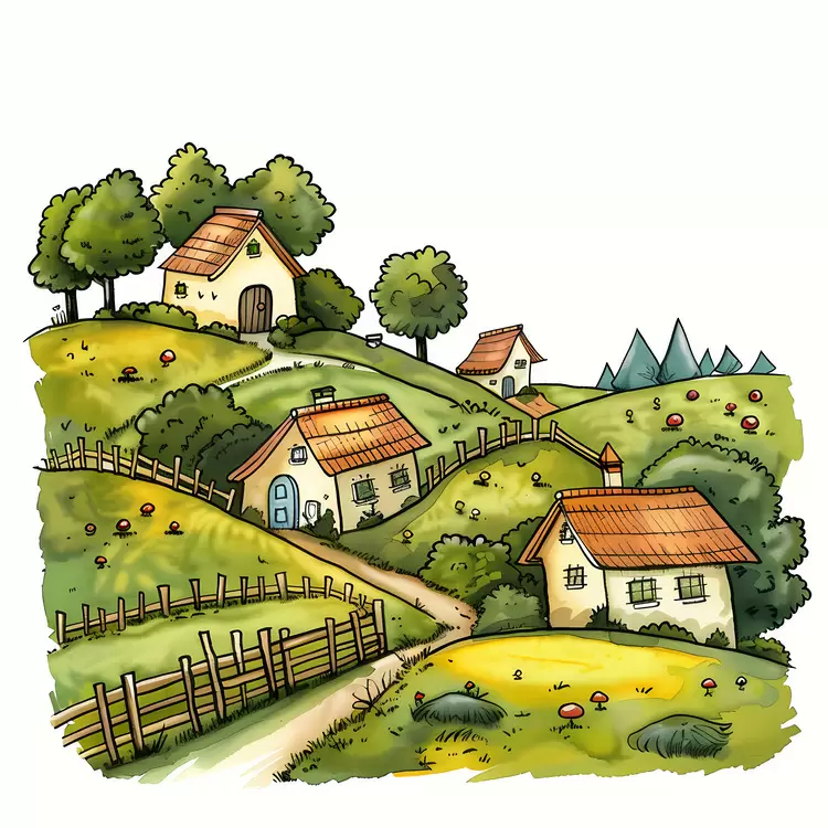 Countryside farm