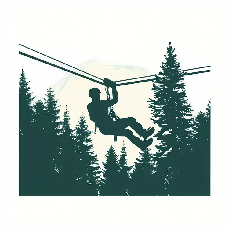 Zip Lining Zipline Adrenaline rush Outdoor Ropes course