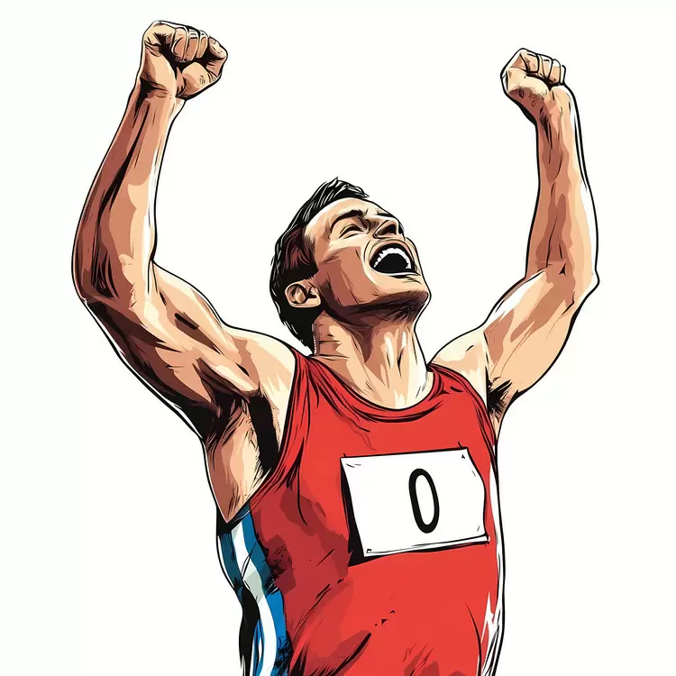 high spirits winner gymnastics exhilaration running